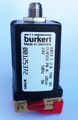 Bürkert Magnetventil 6014 C 2,0 24V 50Hz  FKM M5  mit Handsteuerung  NEU