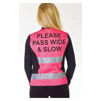 Hy Viz Please Pass Wide and Slow Weste in Pink/Schwarz