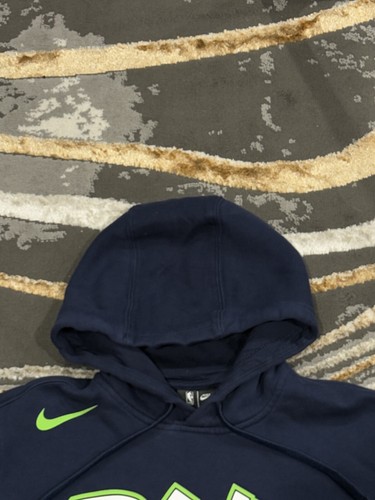 Nike Dallas Mavericks Hoodie NBA City Edition Blue Hoodie Sweatshirt Mens Large - Picture 7 of 10