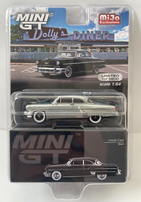 MINI GT Lincoln Capri 1954 限定モデル　チェイス Mini GT 1:64 1954 Lincoln Capri Diecast Model Car MGT00448 Raw