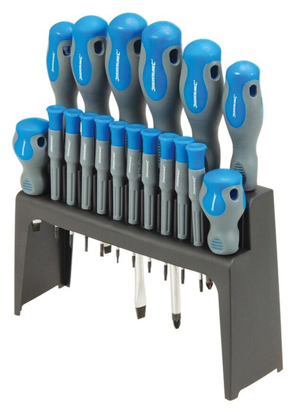 18-Tlg. Schraubendreherset Schraubenziehersatz Kreuz Schlitz Torx Magnetisch-image