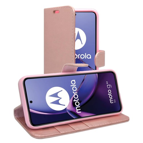 Para Motorola G84 5G Billetera Libro Abatible Folio Cuero PU Teléfono Estuche Cubierta - Imagen 2 de 48