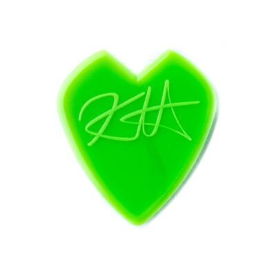 Jim Dunlop Kirk Hammett Nylon Jazz III Plektren/Plektren (grün, 6er Pack)
