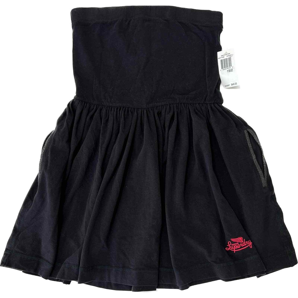 superdry dress black Superdry & Co Women's Cut Out Midi Dress Black