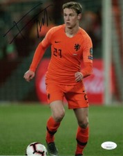 Netherlands Frenkie De Jong SigneAutographed 8x10 Photo JSA COA