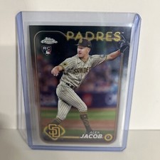 #129 Alek Jacob RC 2024 Topps Chrome Update San Diego Padres