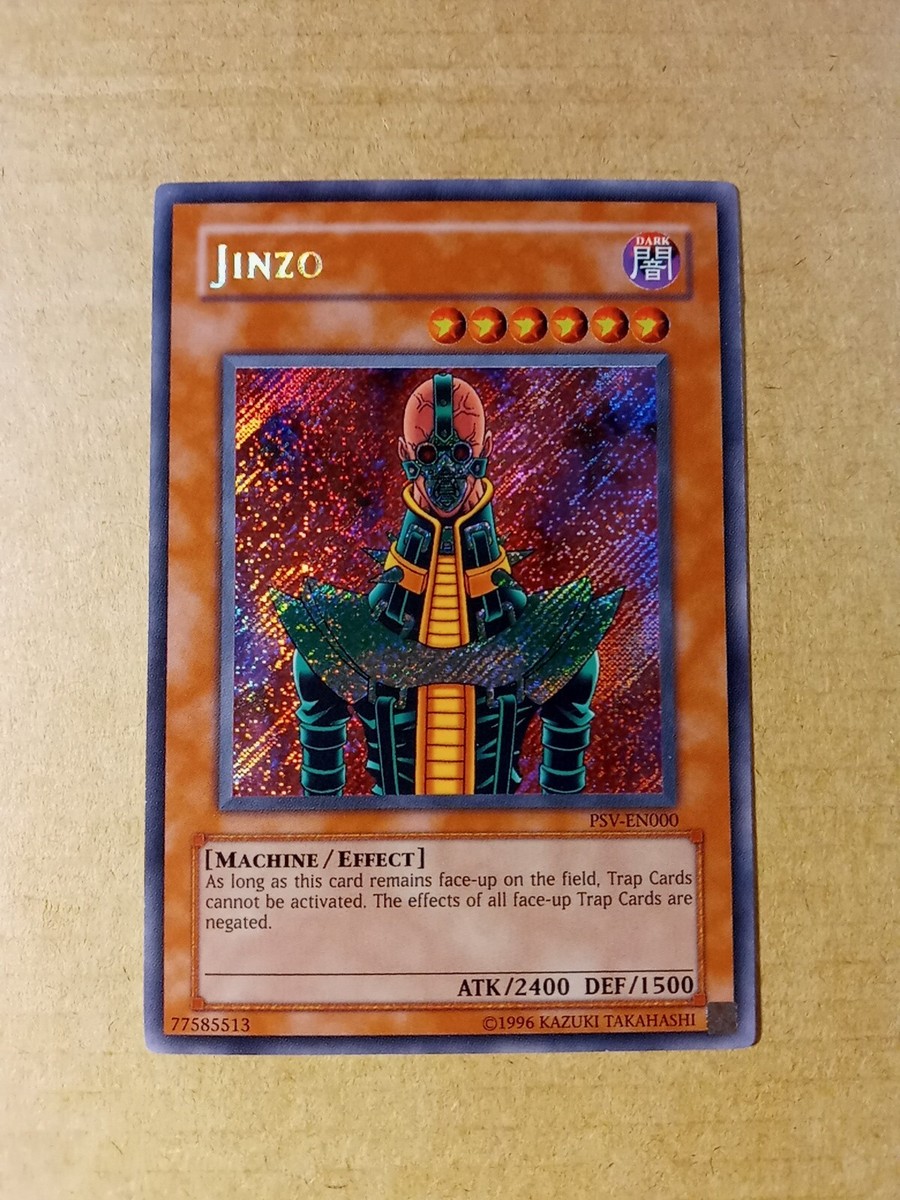 Jinzo PSV-EN000 unl Secret Rare Yugioh Mint/NM Worldwide Jinzo PSV-EN000 unl Secret Rare Yugioh Mint/NM Worldwide