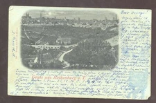 1898 GRUSS AUS ROTHENBURG O.T. GERMANY NICE STAMP VINTAGE POSTCARD