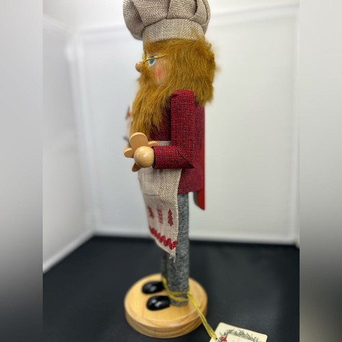 Chef Nutcracker 14.5" Country Gingerbread Baker Nutcracker Christmas Decor - Picture 5 of 7