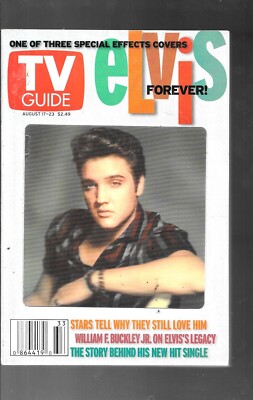TV GUIDE-8/2002-ELVIS PRESLEY SPECIAL EFFECTS COVER-LONG ISLAND,NY EDITION