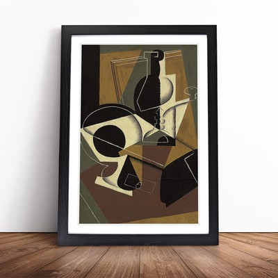 Cafe Moulin von Juan Gris Wandbild Kunstdruck gerahmt Leinwand Bild Poster Deko