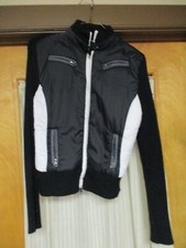 Black - Full Zip - Sweater Jacket - Girls' Size XL