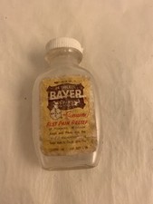 Vtg Aspirin Plastic Bottle 1980  s Bayer 2.5  Tall