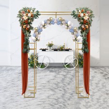 Free Standing Wedding Arch Backdrop Stand Square Metal Balloon Arch Stand