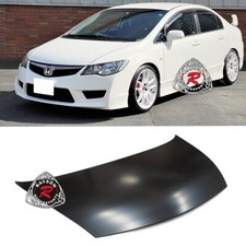 Fits 06-11 Acura Csx Jdm Civic 4dr Sedan Oe-style Bonnet Hood Metal