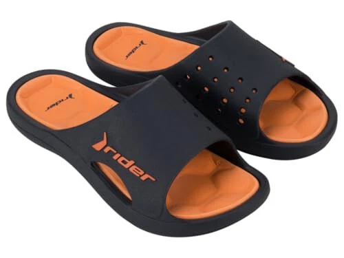 Rider Herren Badelatsche Bay XIV AD 83632 AZ141 Blue/Orange Gr. 41-48/49