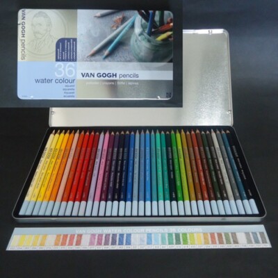 VAN GOGH Pencils Water Color 36 colors set Aquarelle Aquqrel Royal Talens