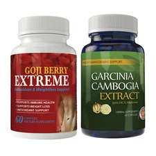 Goji Berry Immune Health Supplements Garcinia Cambogia Fat Burn Weight Loss Pill