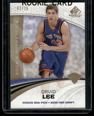 2005-06 SP Game Used #103 David Lee Gold #/25 | eBay