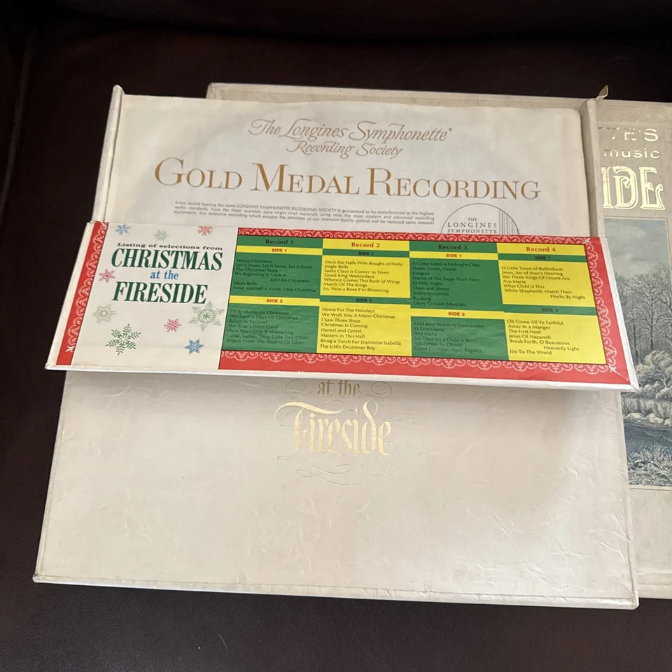 Christmas At The Fireside Longines Symphonette’s Numbered Edition LP Box Set VG+ - Image 4 of 4