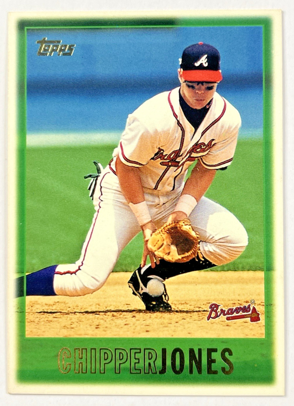 Chipper Jones 1997 Topps #276 Atlanta Braves HOF Baseball Card