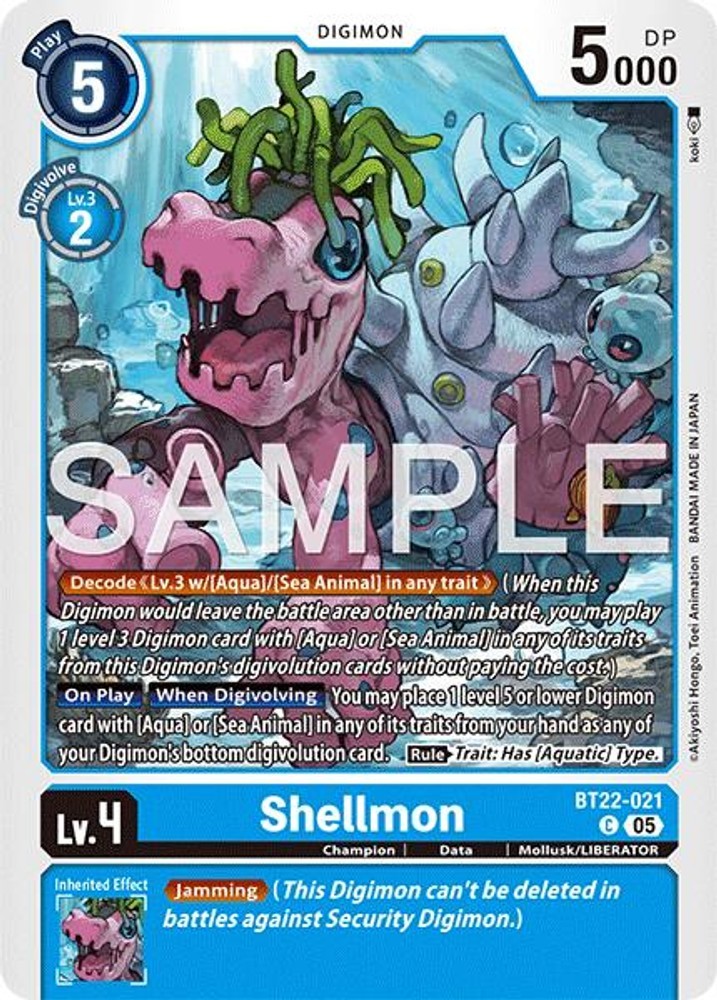 Shellmon BT22-021 C NM