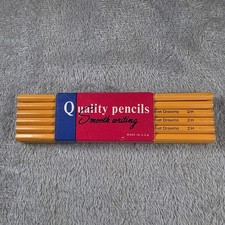 Vintage Velvet Drawing Art Pencils 2H Faber Castell Qty 12 USA Made