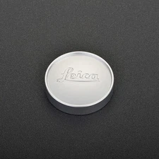 Leica E43 Metal Front Lens Cap Cover Chrome for 43mm Filter