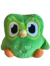 Duolingo Green Owl Plush Toy Plushie of Duo the Owl Cartoon Anime Owl Doll Gifts