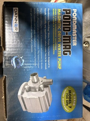 Danner Pondmaster Pond-Mag Magnetic Drive Water Pump Model 7 700GPH Pond