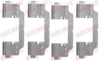 ZubehöRkit, Scheibenbremsbelag Quick Brake 109-1716 FüR Fiat Peugeot VW CitroËN