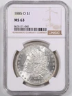 1885-O $1 Morgan Silver Dollar MS63 NGC 8676171-060