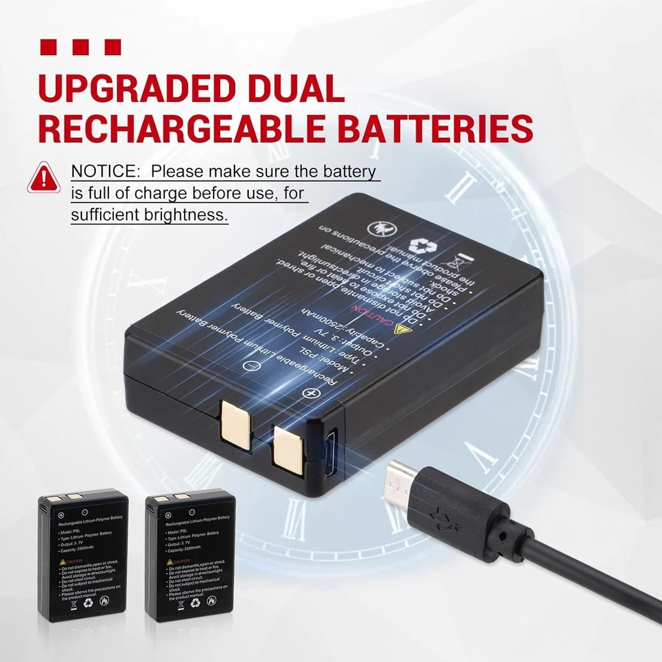 Lupas dentales ergonómicas premium con luz LED ajustable - aumento de 3,5X Foto 4 de 4