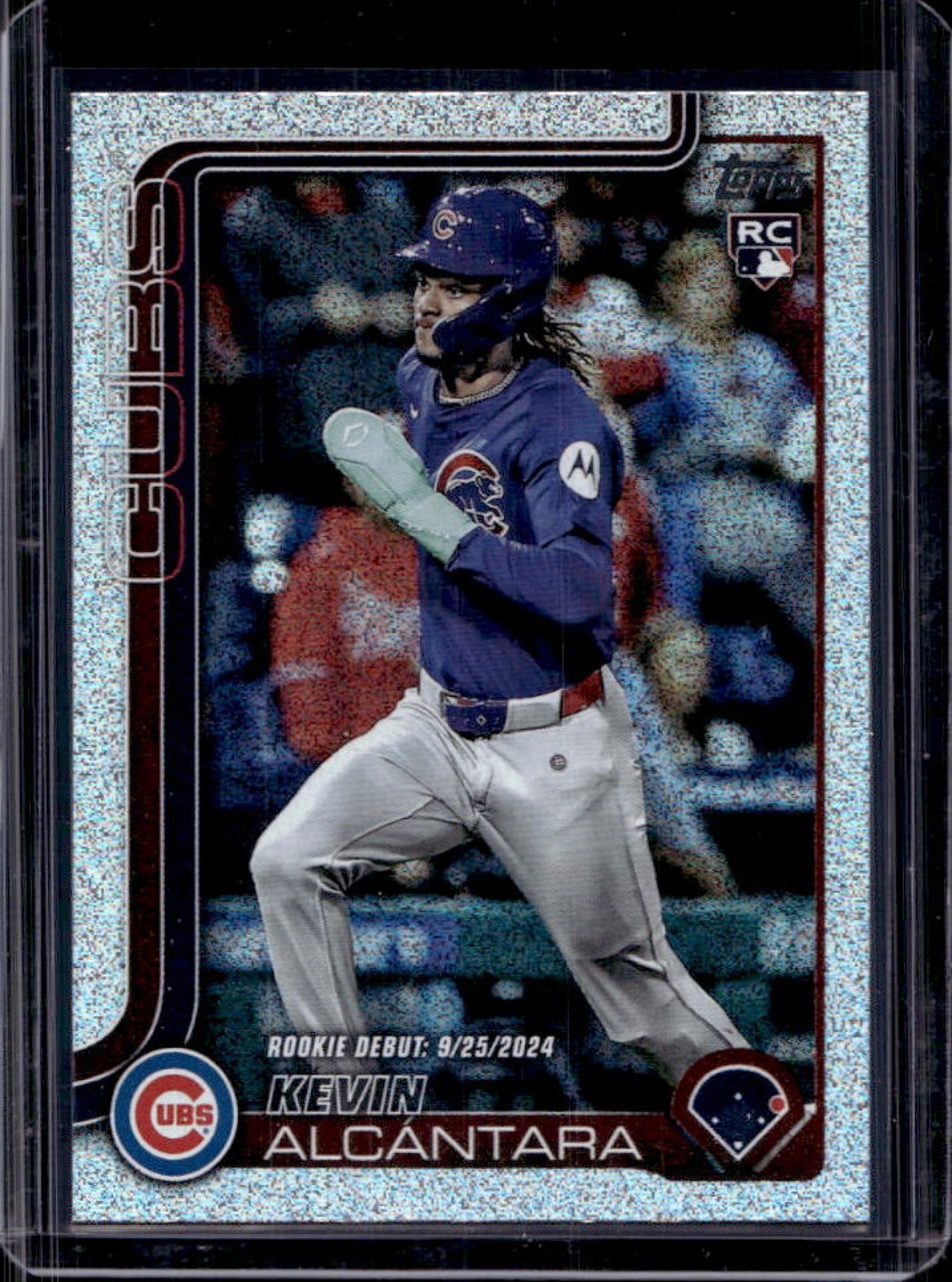 2025 Topps Update Kevin Alcantara RC HTA Sandglitter Rookie Debut #US128 Cubs