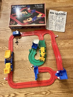 Tomy Big Loader Construction Set 1991 with Box #5001 Works *READ Description*