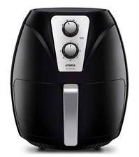 Utopia Kitchen 3.2 Quart Air Fryer - Cookbook Included with 50+ Recipes - Low...