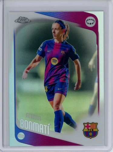 2025-26 TOPPS CHROME UEFA WOMEN'S CHAMPIONS LEAGUE REFRACTOR AITANA BONMATI #14