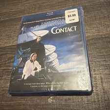 Contact (1997) Blu-ray Jodie Foster Matthew McConaughey Robert Zemeckis - New