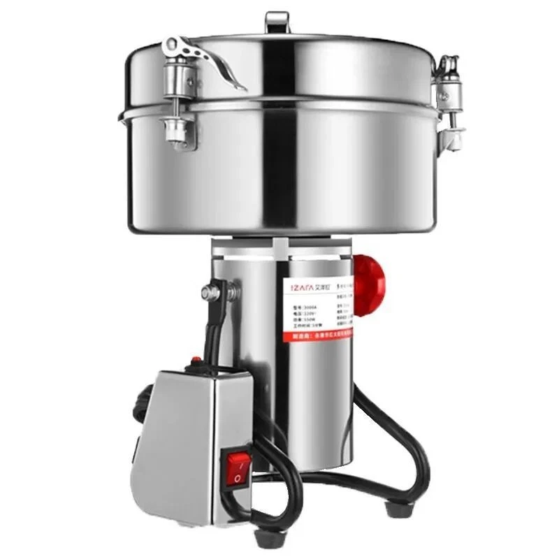 4500G high-speed commercial grain grinder for spices, cereals, coffee.