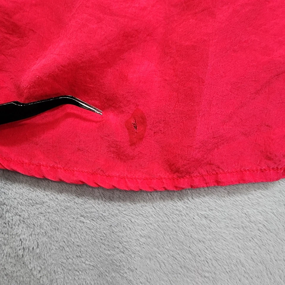 Vintage 80s Jonathan Martin Dress Womens 5 Juniors Pink Silk Short Sleeves Party - Image 3 of 4