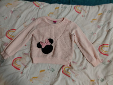 Disney Girls 3 Piece Outfit Set Minnie Mouse Sweatshirt T-Shirt Leggings 6 150