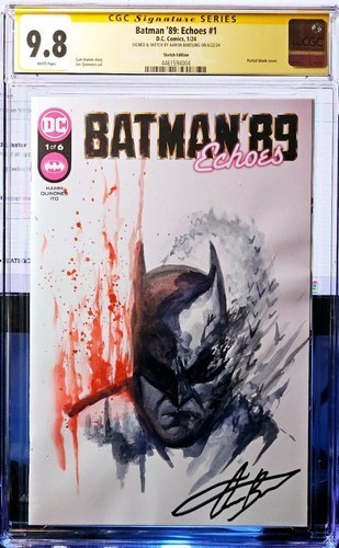 Aaron Bartling Batman ’89 Echoes #1 CGC 9.8 SS Original Sketch Cover 1/1