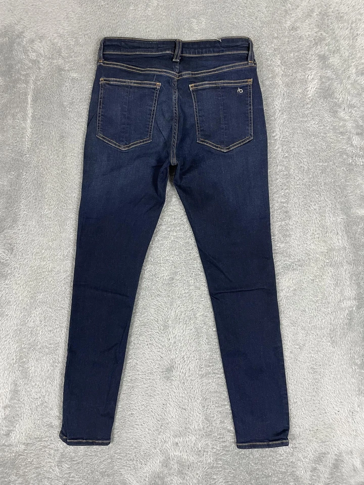 Rag & Bone Jeans Womens 26 Blue Cate Mid Rise Ankle Skinny Carmen Stretch Denim - Image 2 of 4
