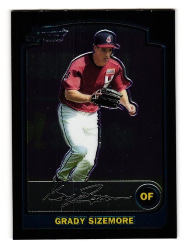 Grady Sizemore #157 2003 Bowman Draft Picks card