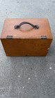 Antique Traveling Dentist Dental Wood & Leather Dental Chest Dental Tool Kit — photo 4