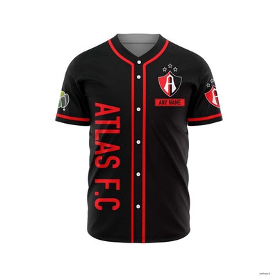 Personalized LIGA MX Atlas F.C  Baseball Jersey ST2401
