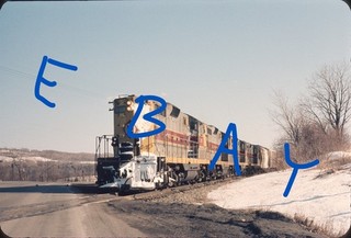 Erie Lackawanna EL GP 7 Action Jamesville NY 1972 Original Ektachrome