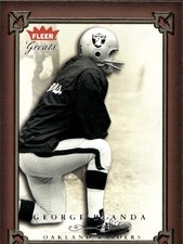 2004 Fleer Greats of the Game #48 George Blanda