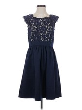 Eliza J Women Blue Cocktail Dress 8