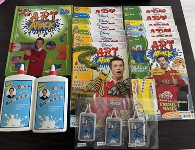 Art Attack Paket   13 Hefte / Buch / Bastelkleber + Duftbäume